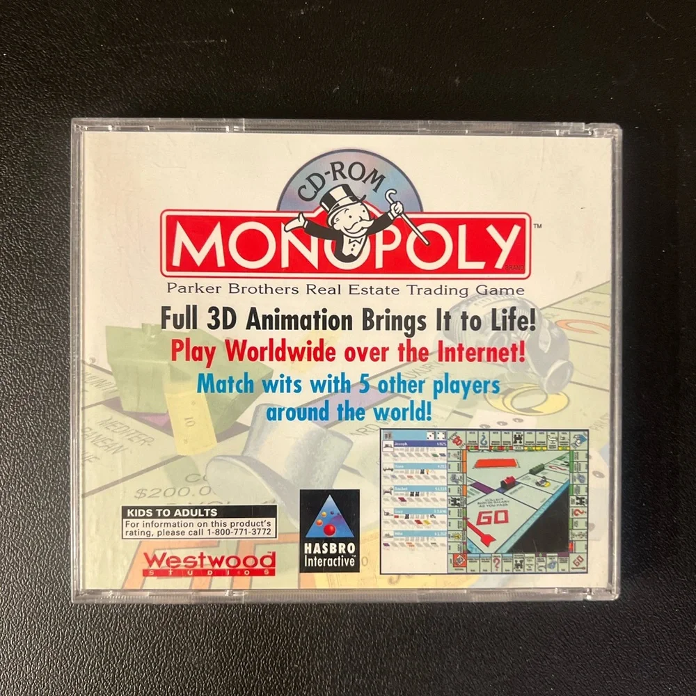 Monopoly (PC, 1995) Hasbro Interactive Windows Westwood Studios
